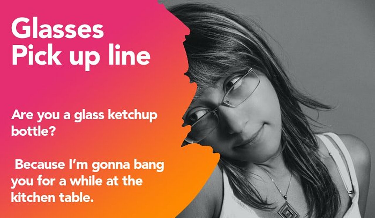 glasses pickup line