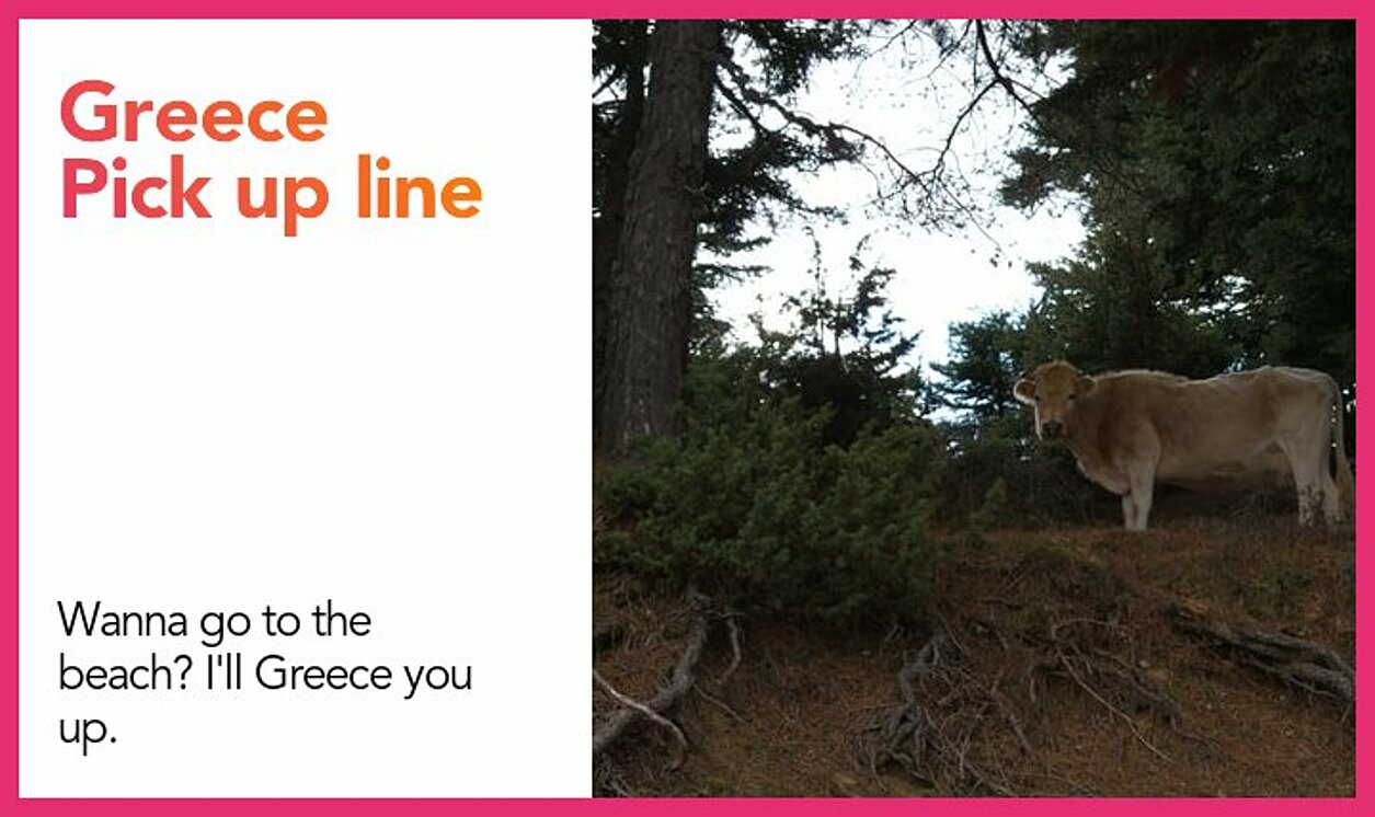 greece pickup line