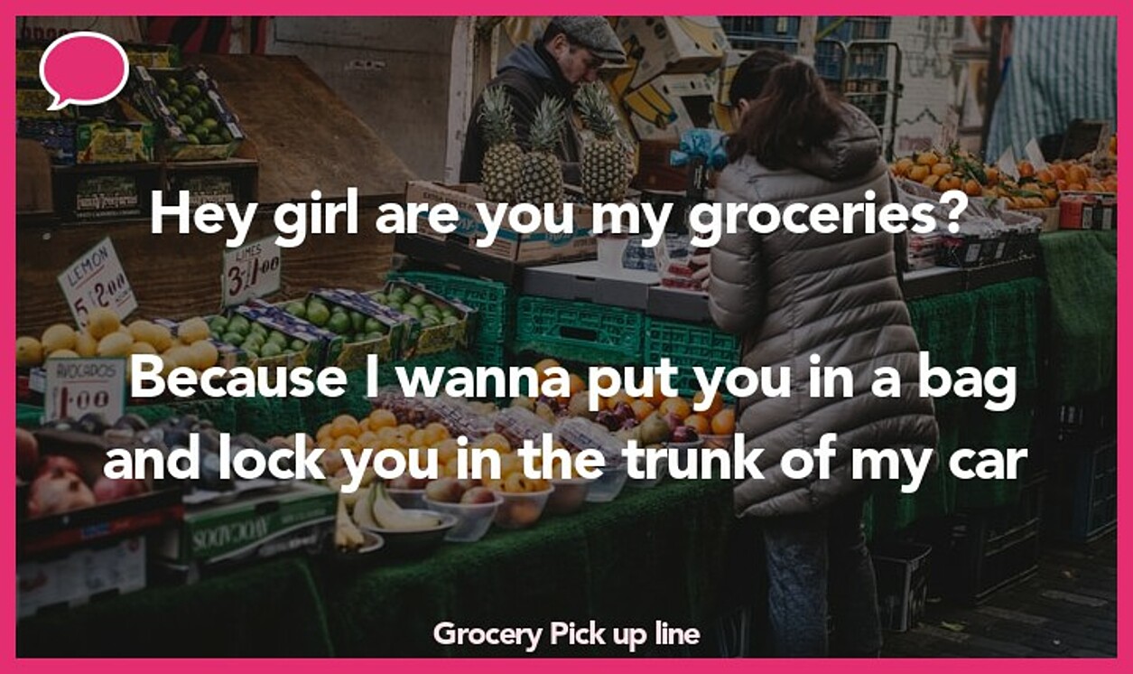 grocery pickup line