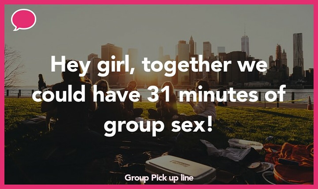 group pickup line