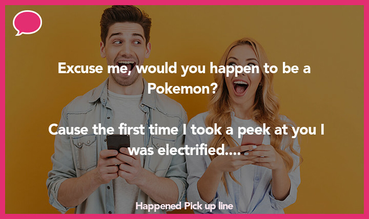 happened pickup line