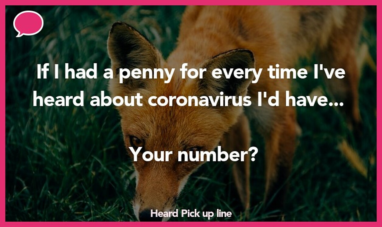 heard pickup line