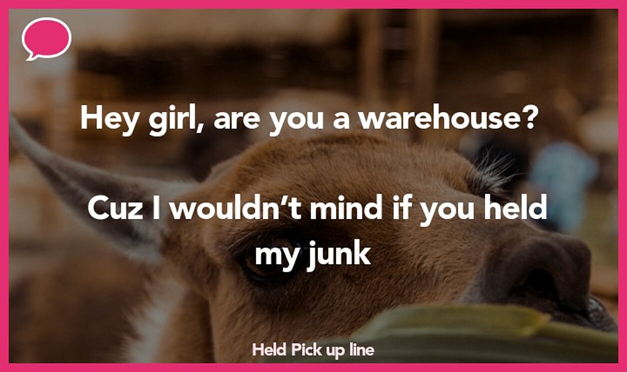 held pickup line