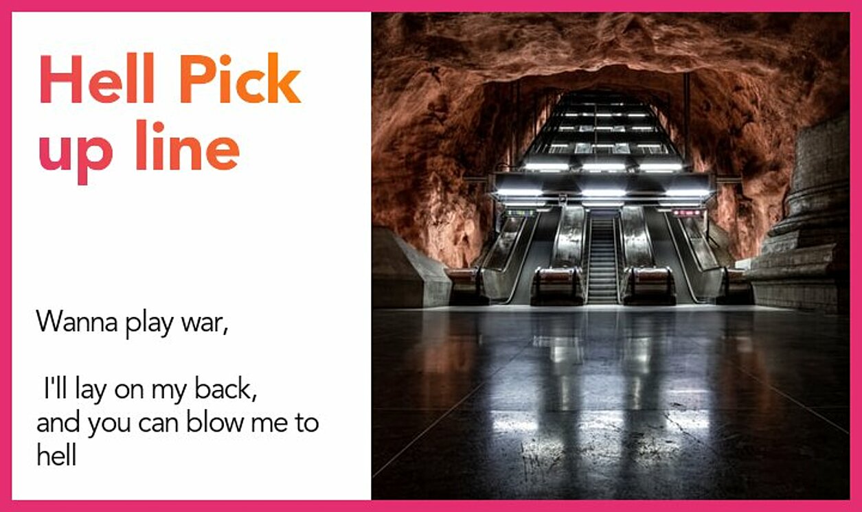 hell pickup line