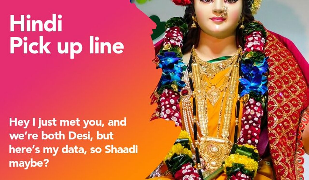 hindi pickup line