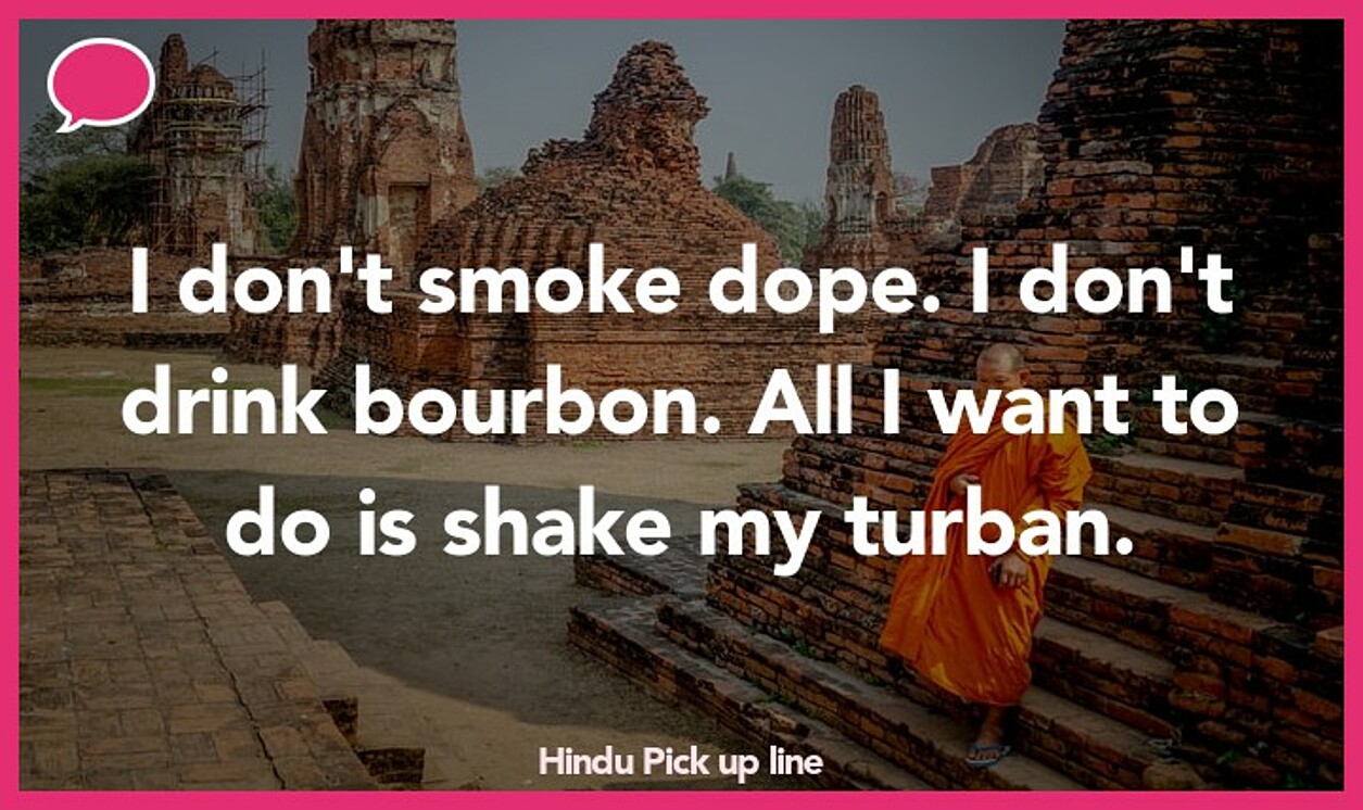 hindu pickup line