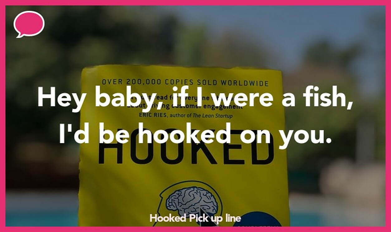 hooked pickup line