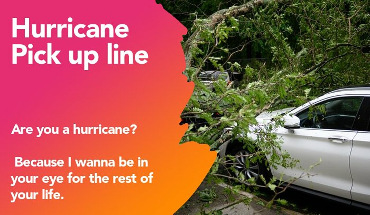 hurricane pickup line