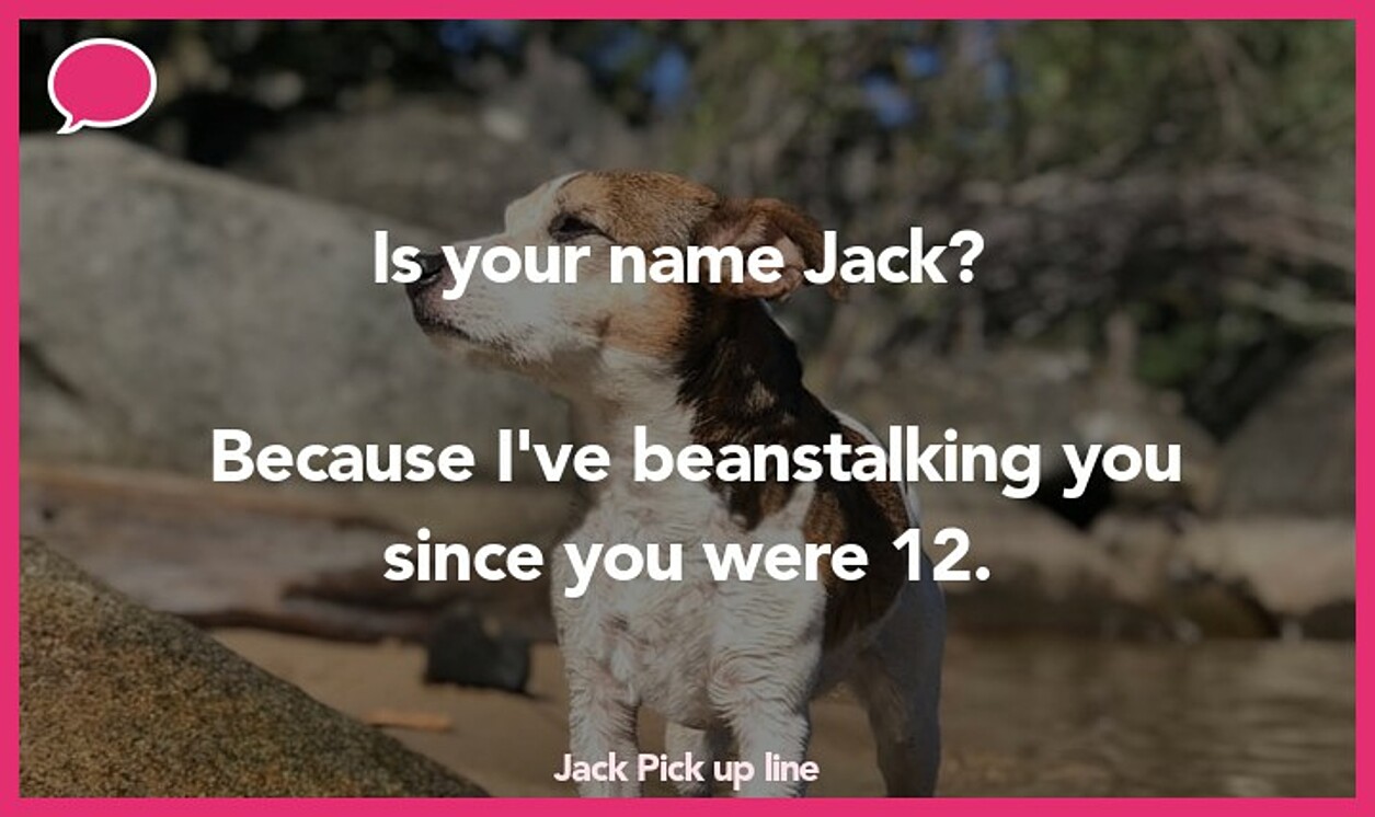 jack pickup line