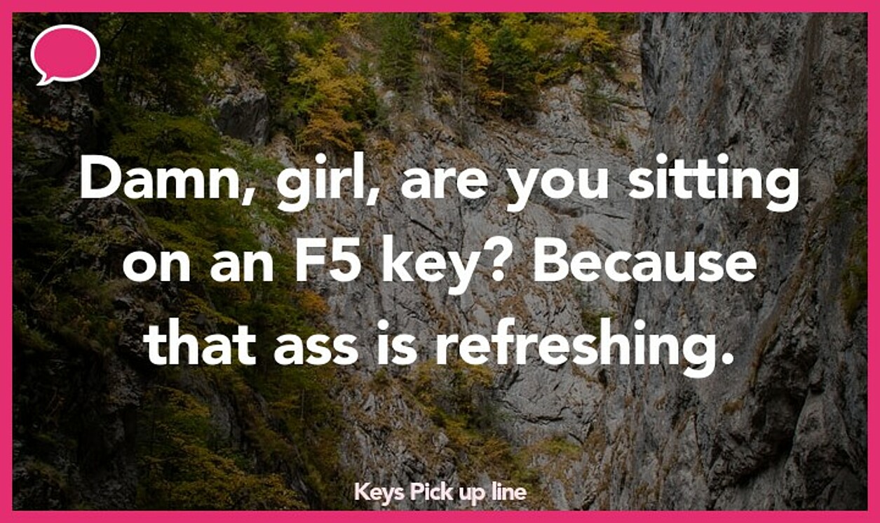 keys pickup line