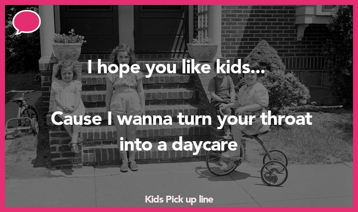 kids pickup line