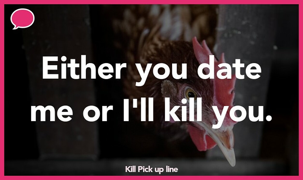 kill pickup line