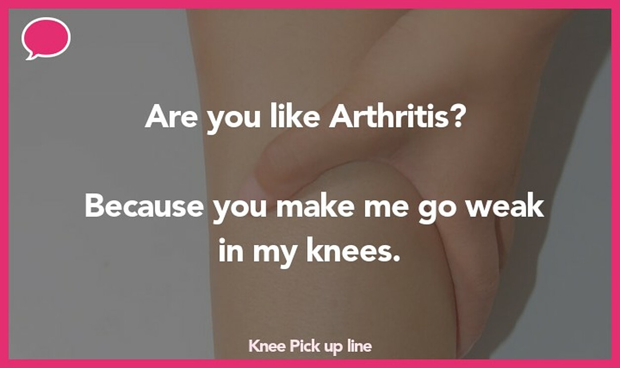 knee pickup line