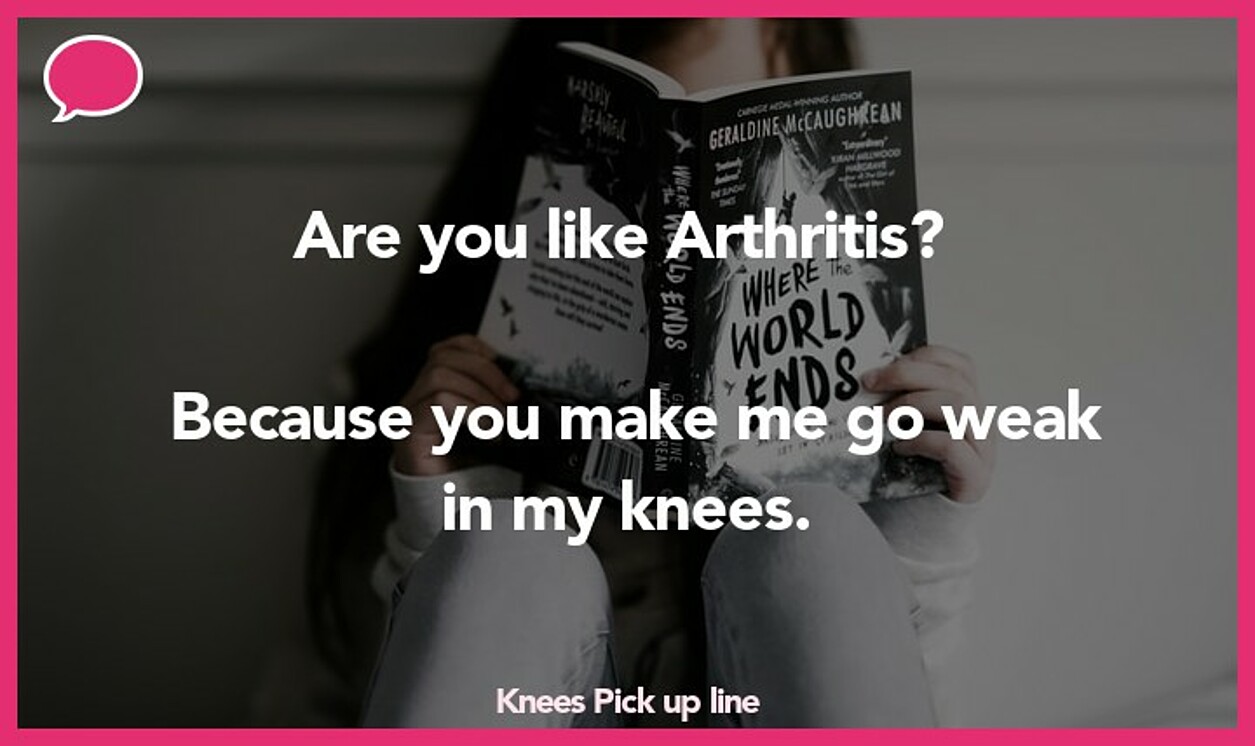 knees pickup line