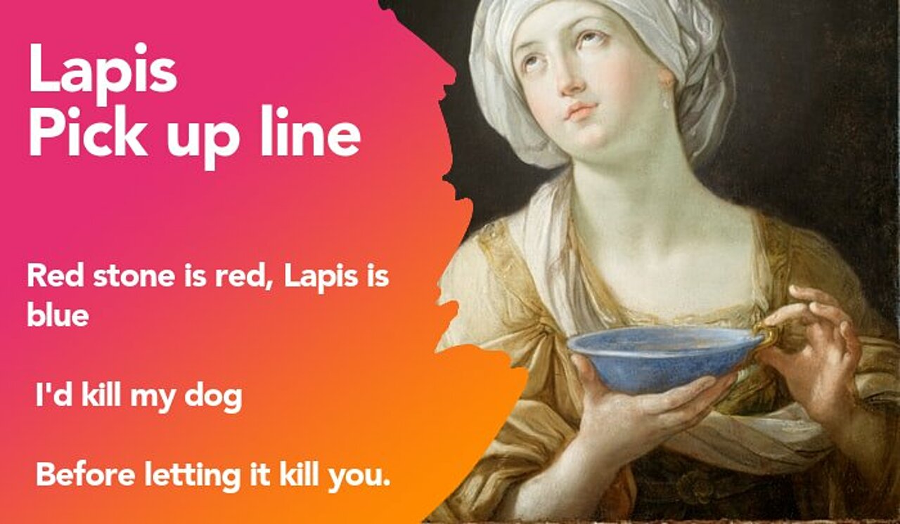 lapis pickup line