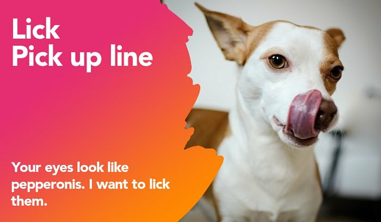 lick pickup line