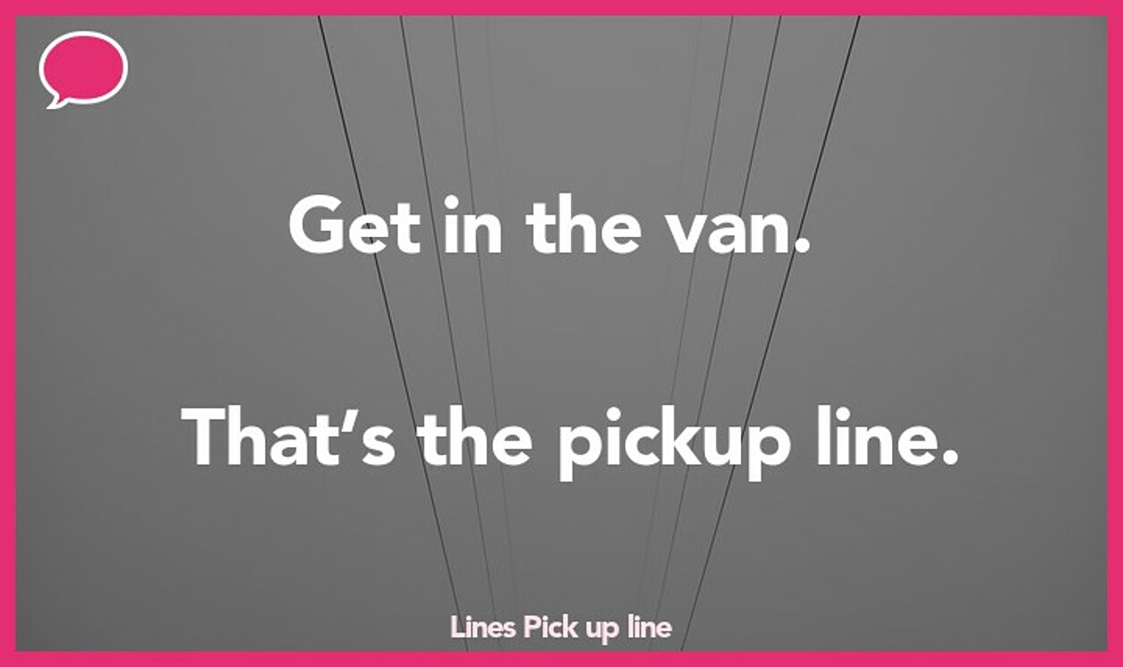 lines pickup line
