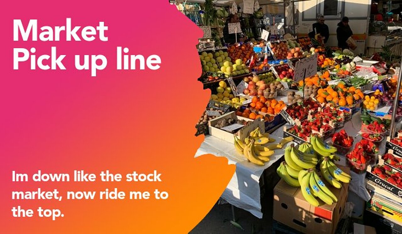 market pickup line