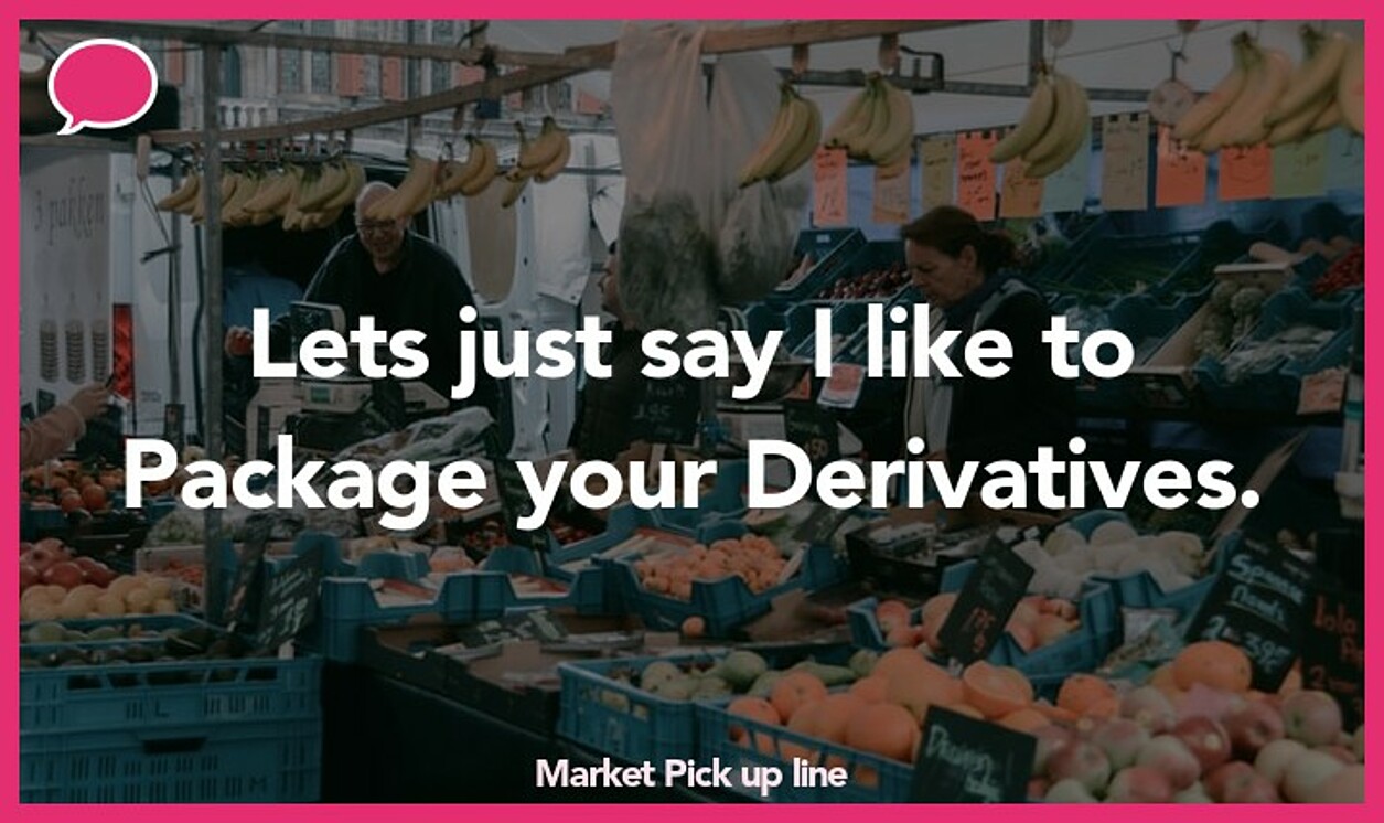 market pickup line