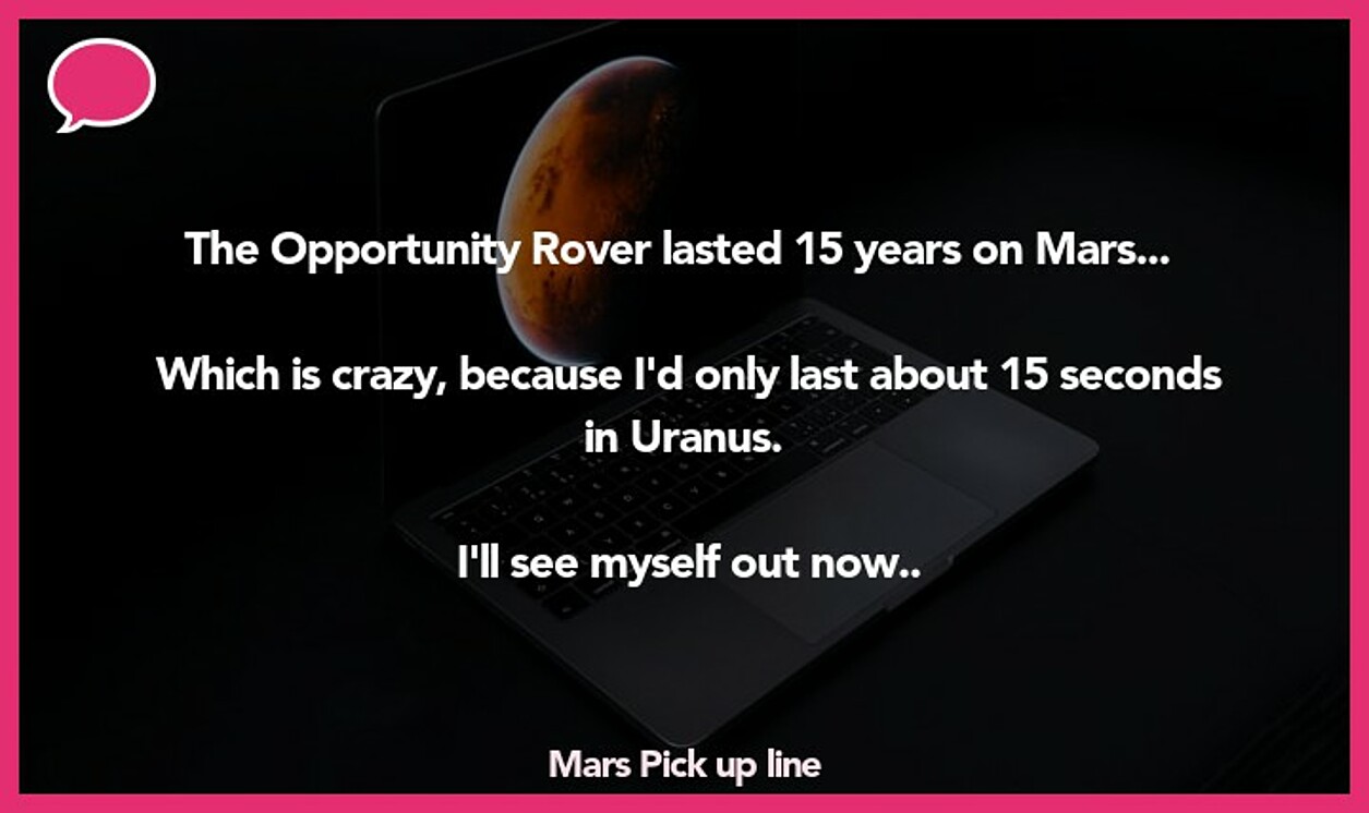 mars pickup line