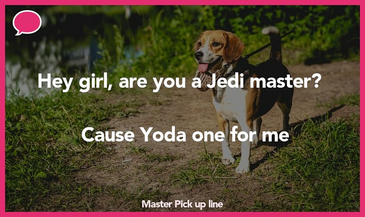 master pickup line