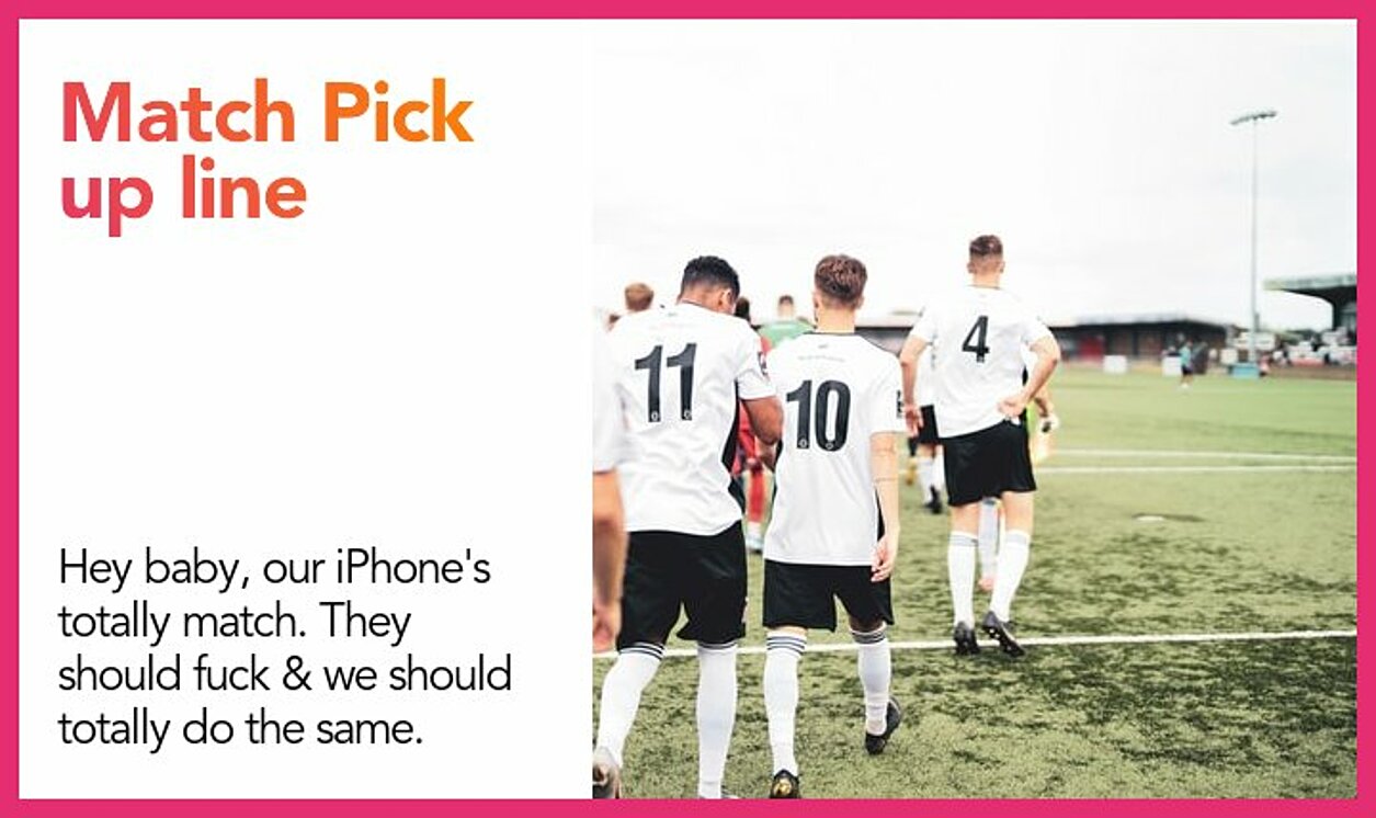 match pickup line