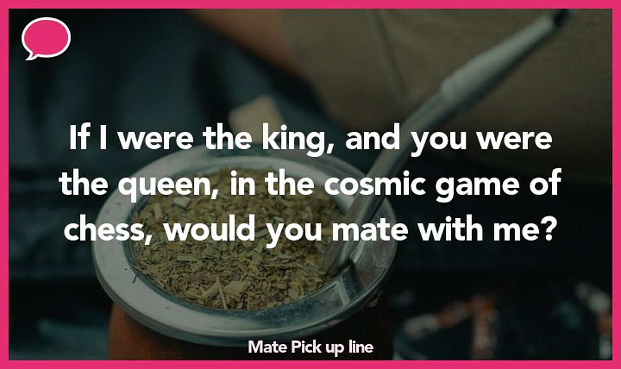 mate pickup line