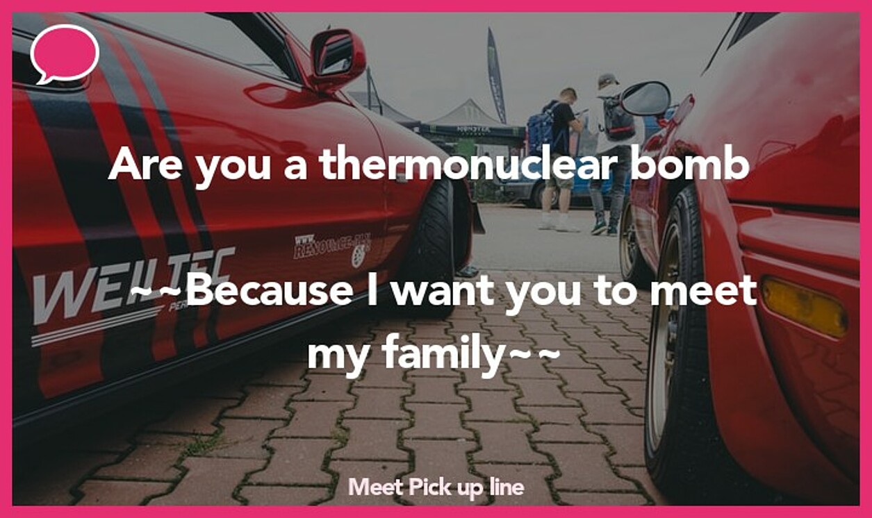 meet pickup line