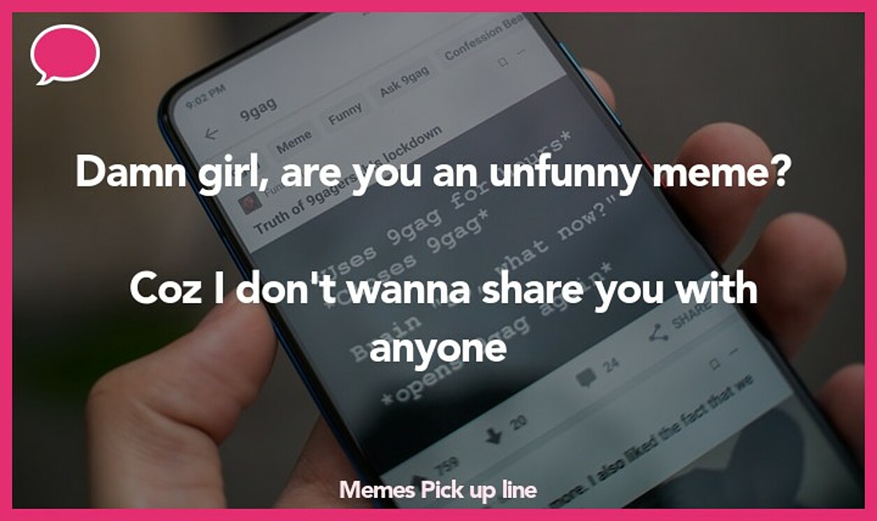 memes pickup line