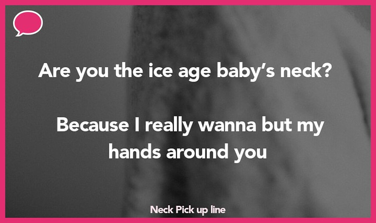 neck pickup line