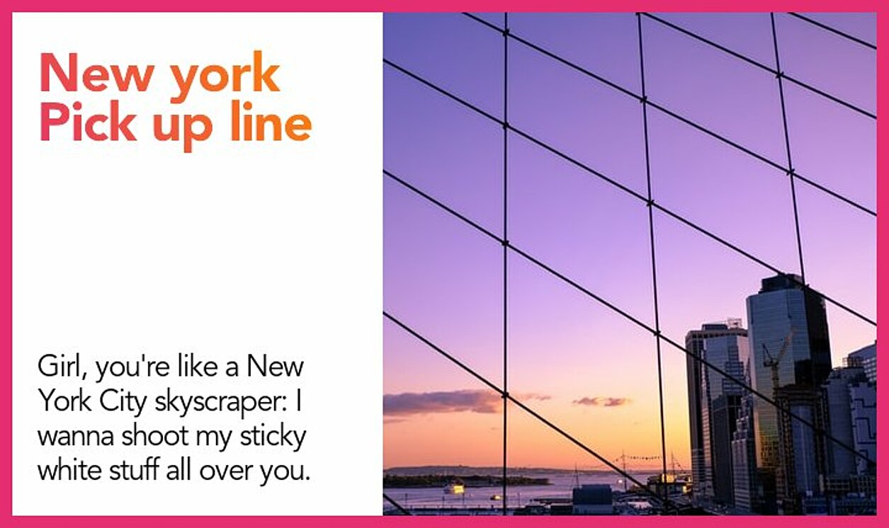 new york pickup line