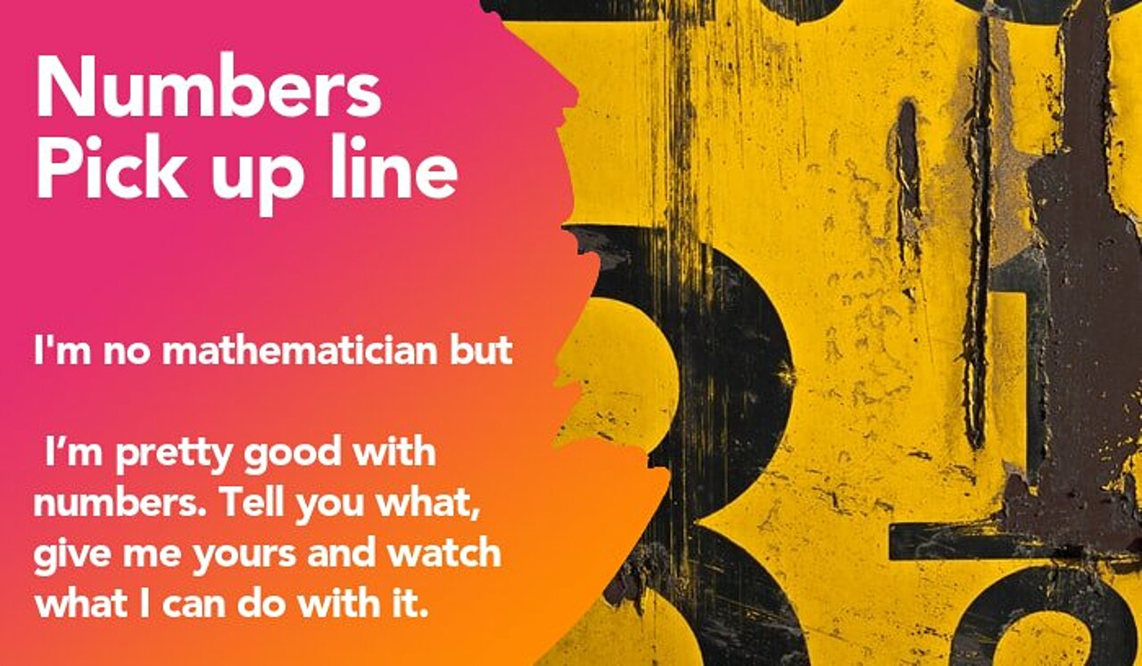 numbers pickup line