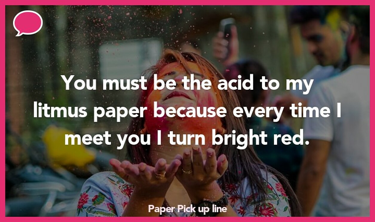 paper pickup line