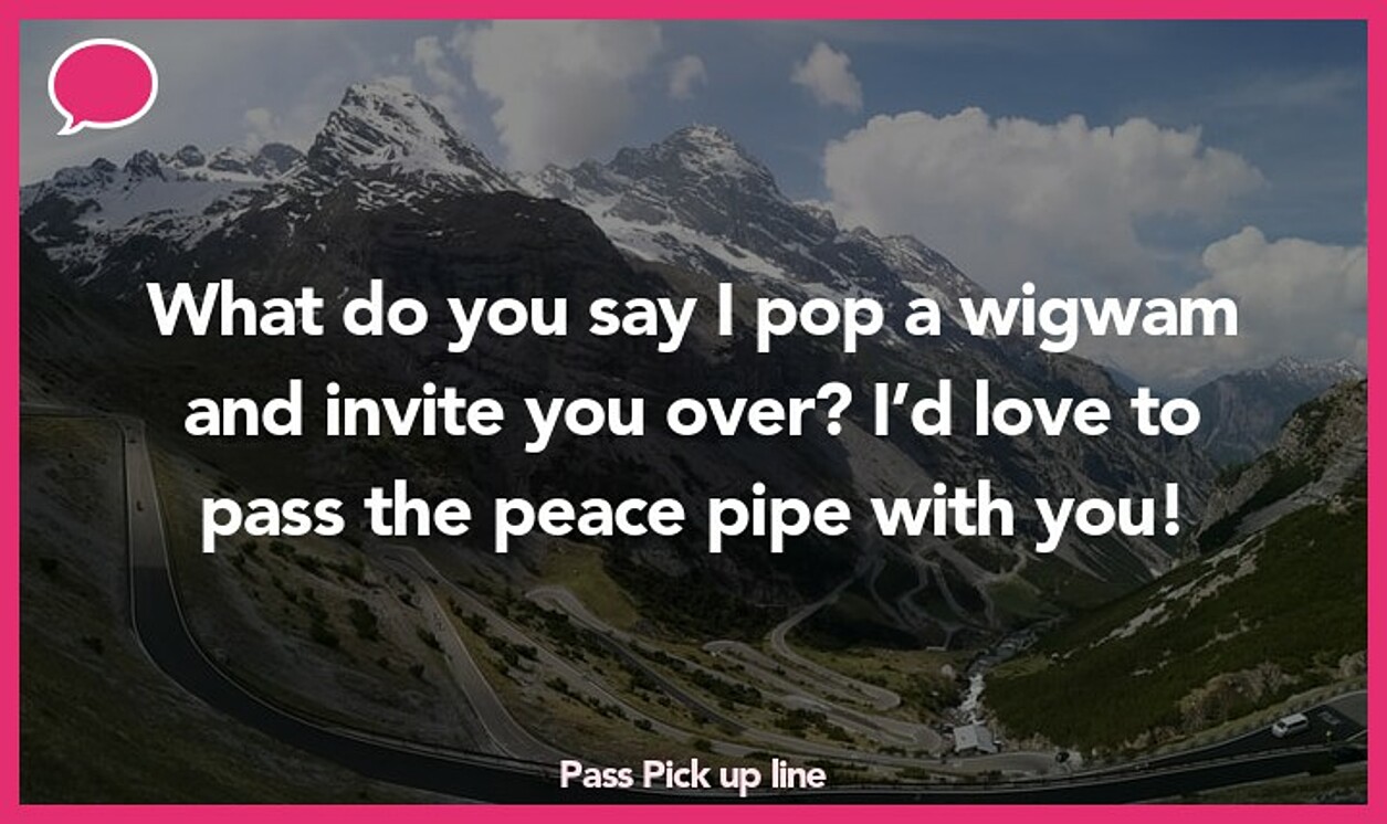 pass pickup line