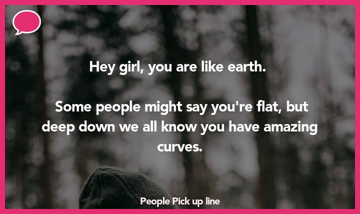 people pickup line