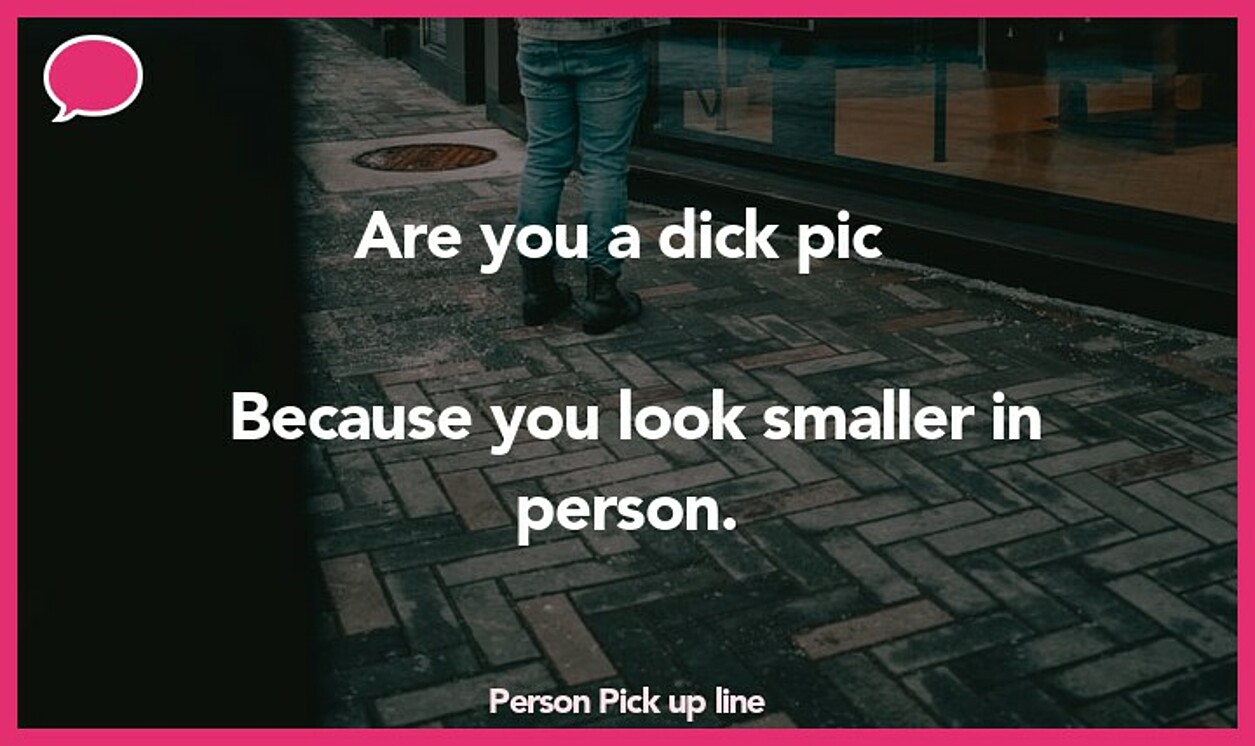 person pickup line