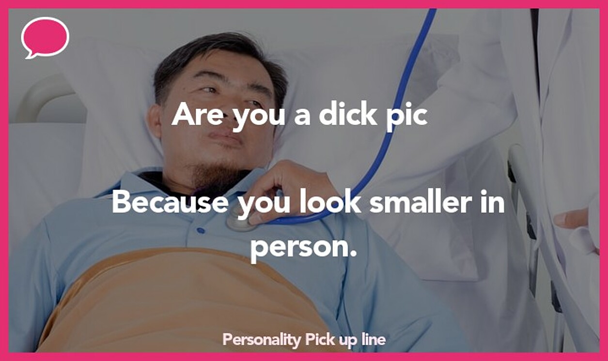 personality pickup line