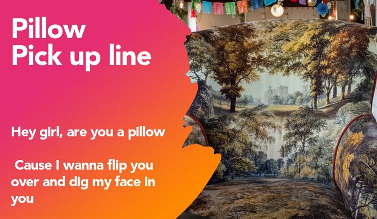 pillow pickup line