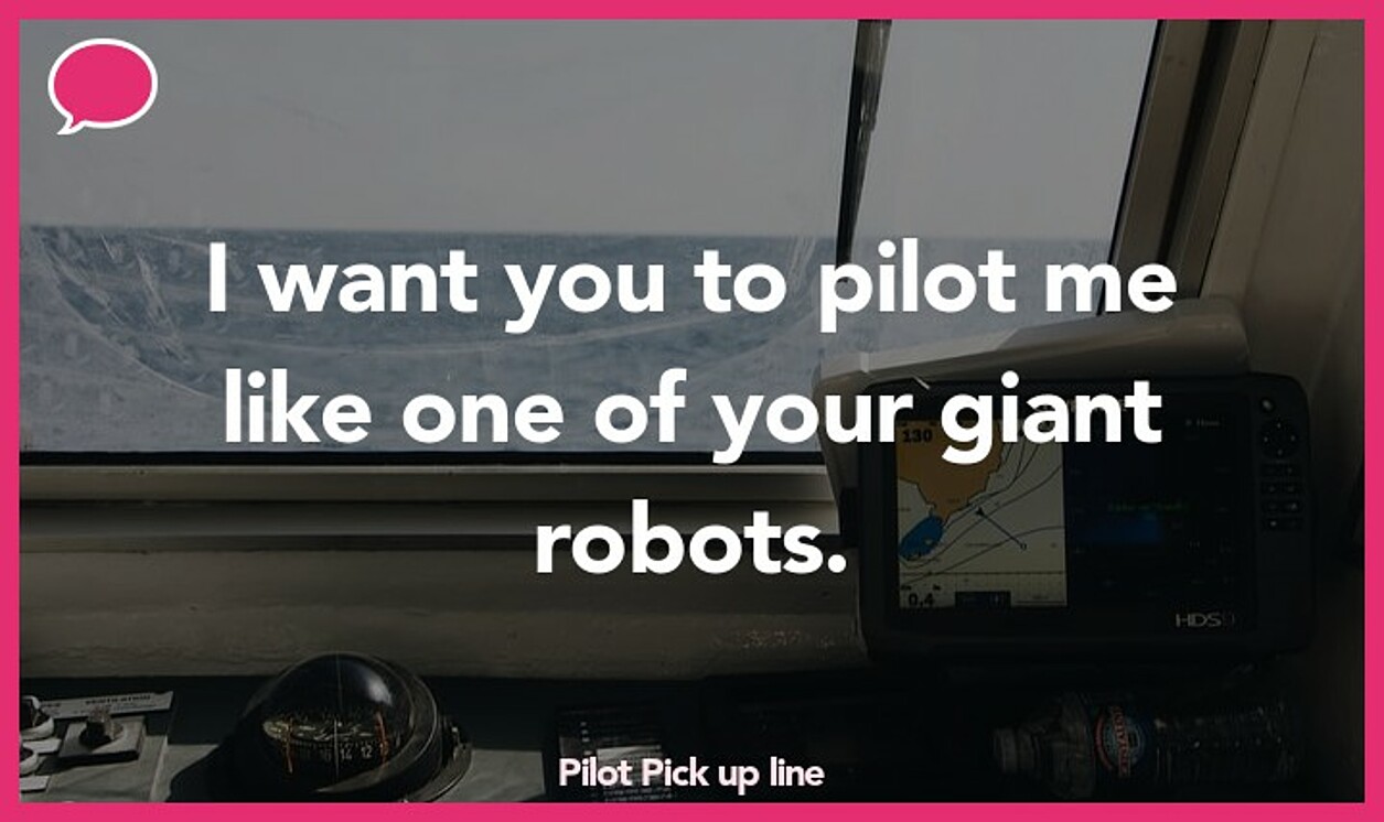 pilot pickup line