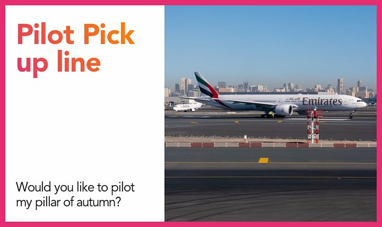 pilot pickup line