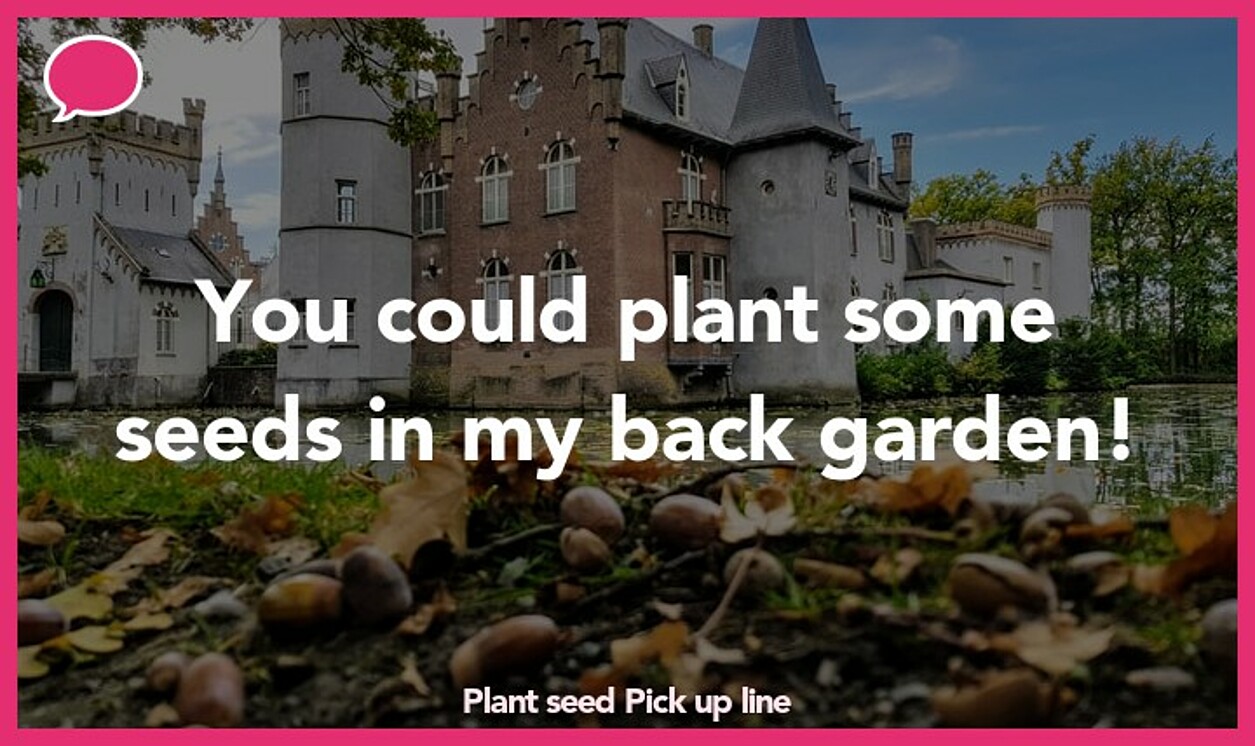 plant seed pickup line