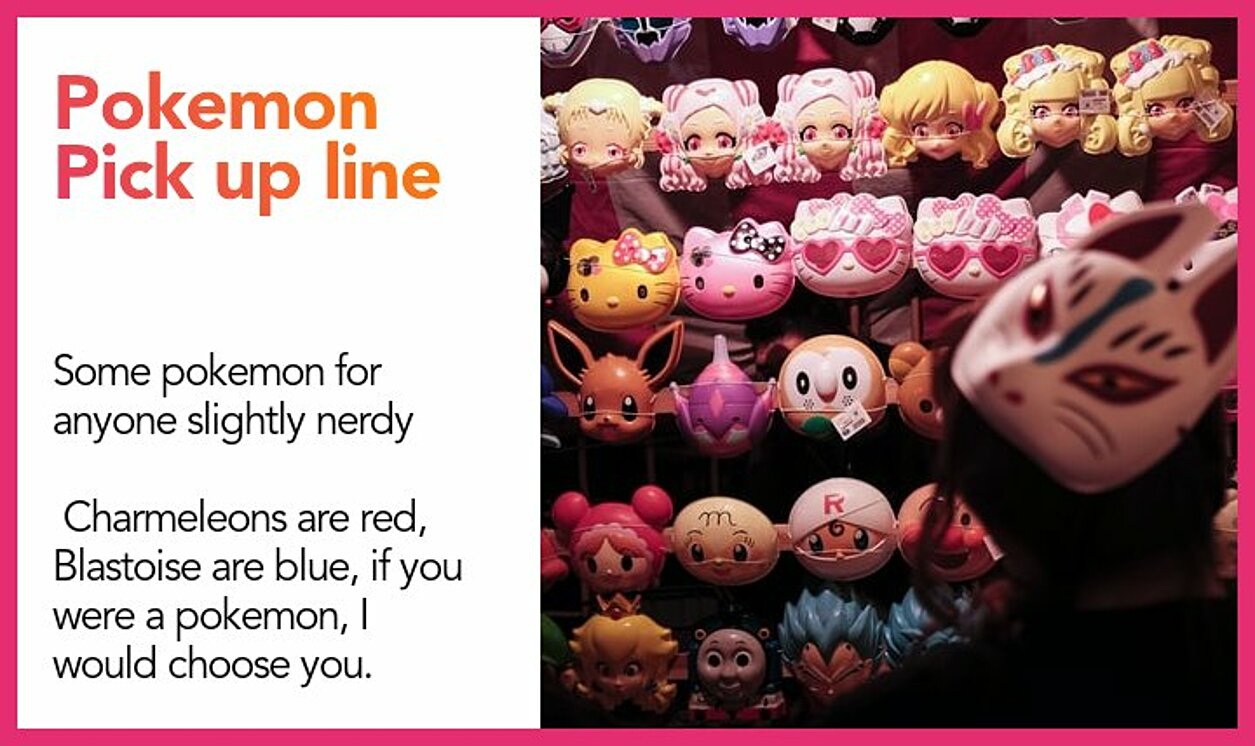 pokemon pickup line