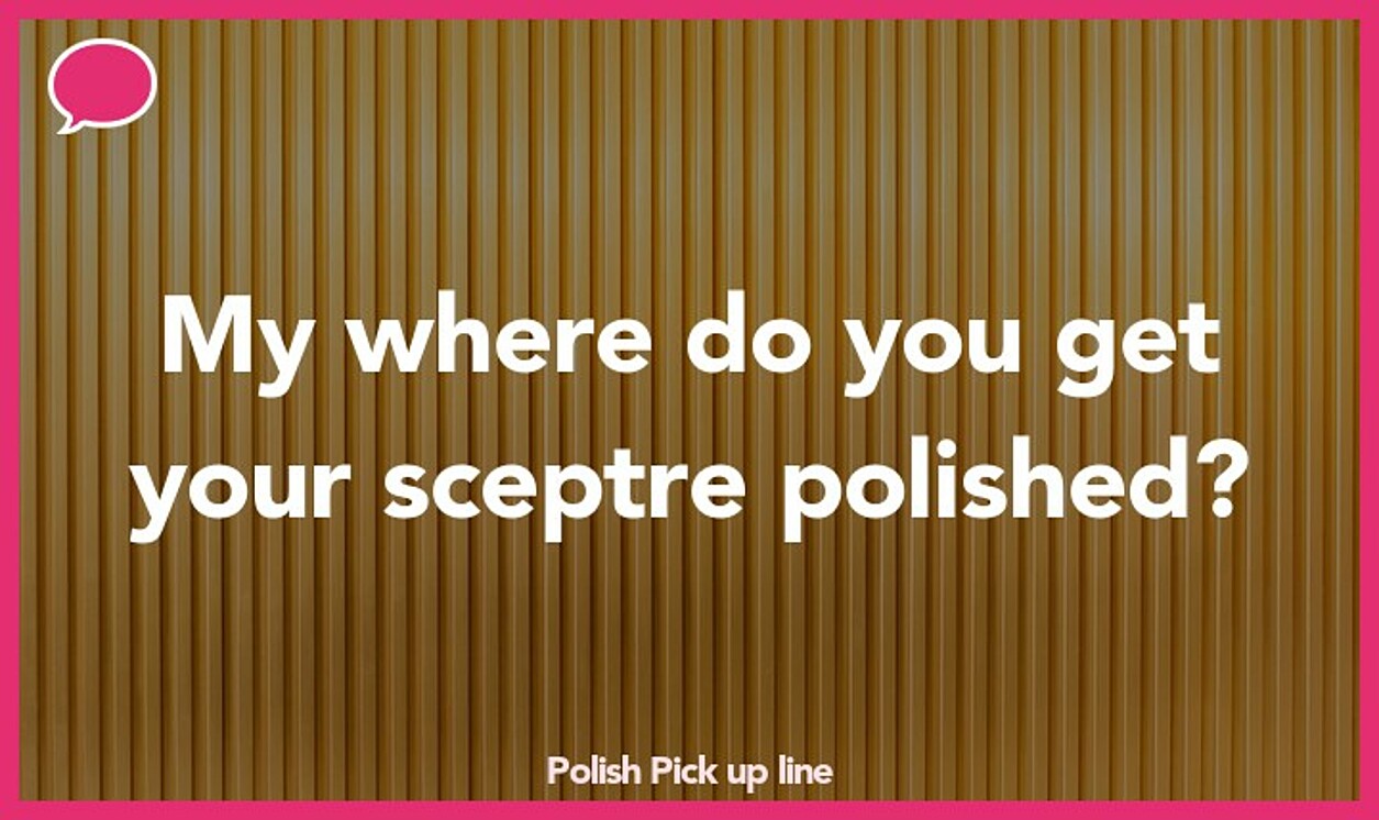 polish pickup line