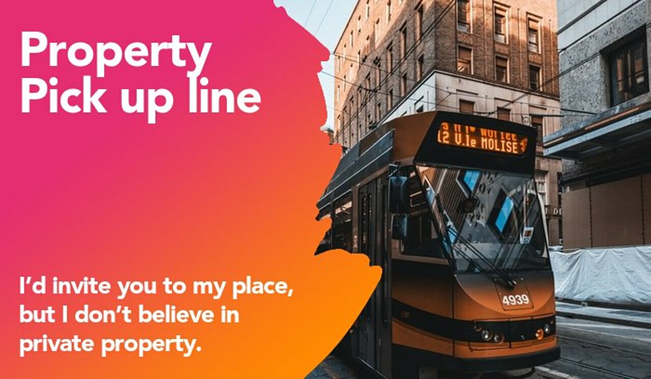 property pickup line