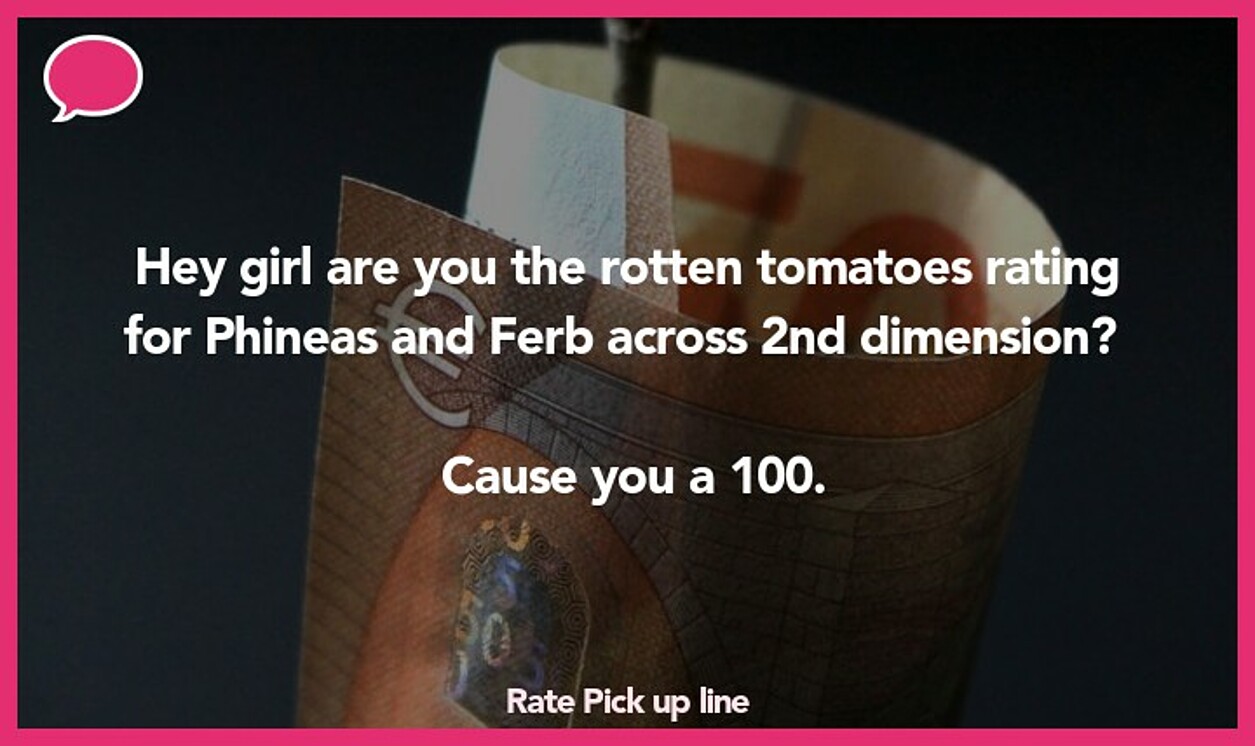 rate pickup line