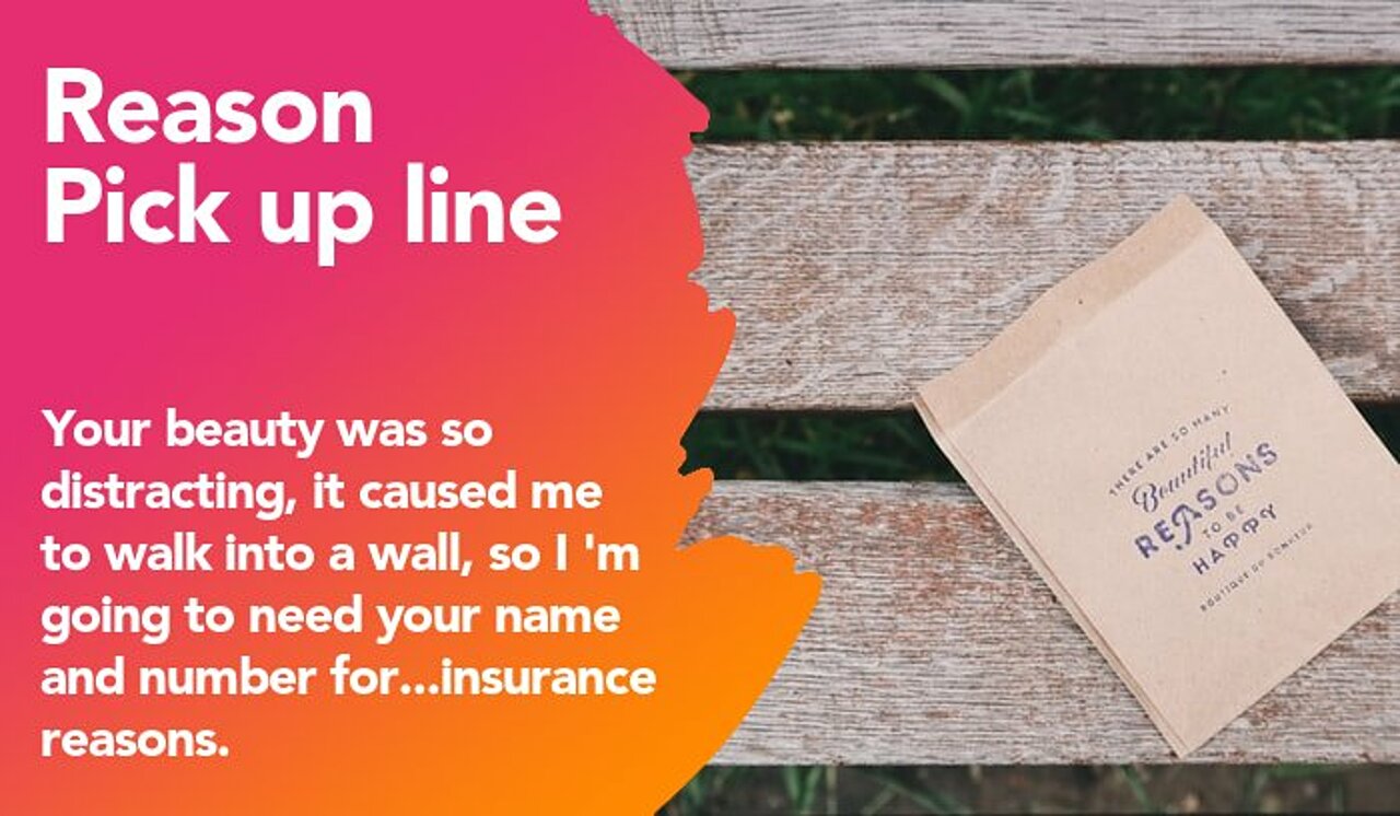 reason pickup line