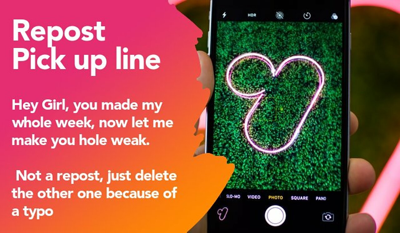 repost pickup line
