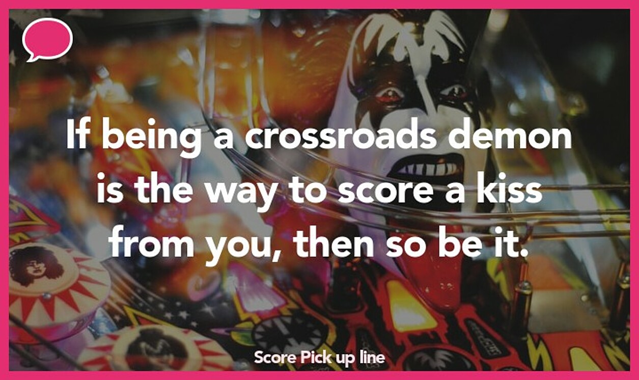 score pickup line