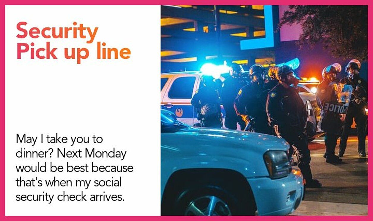 security pickup line