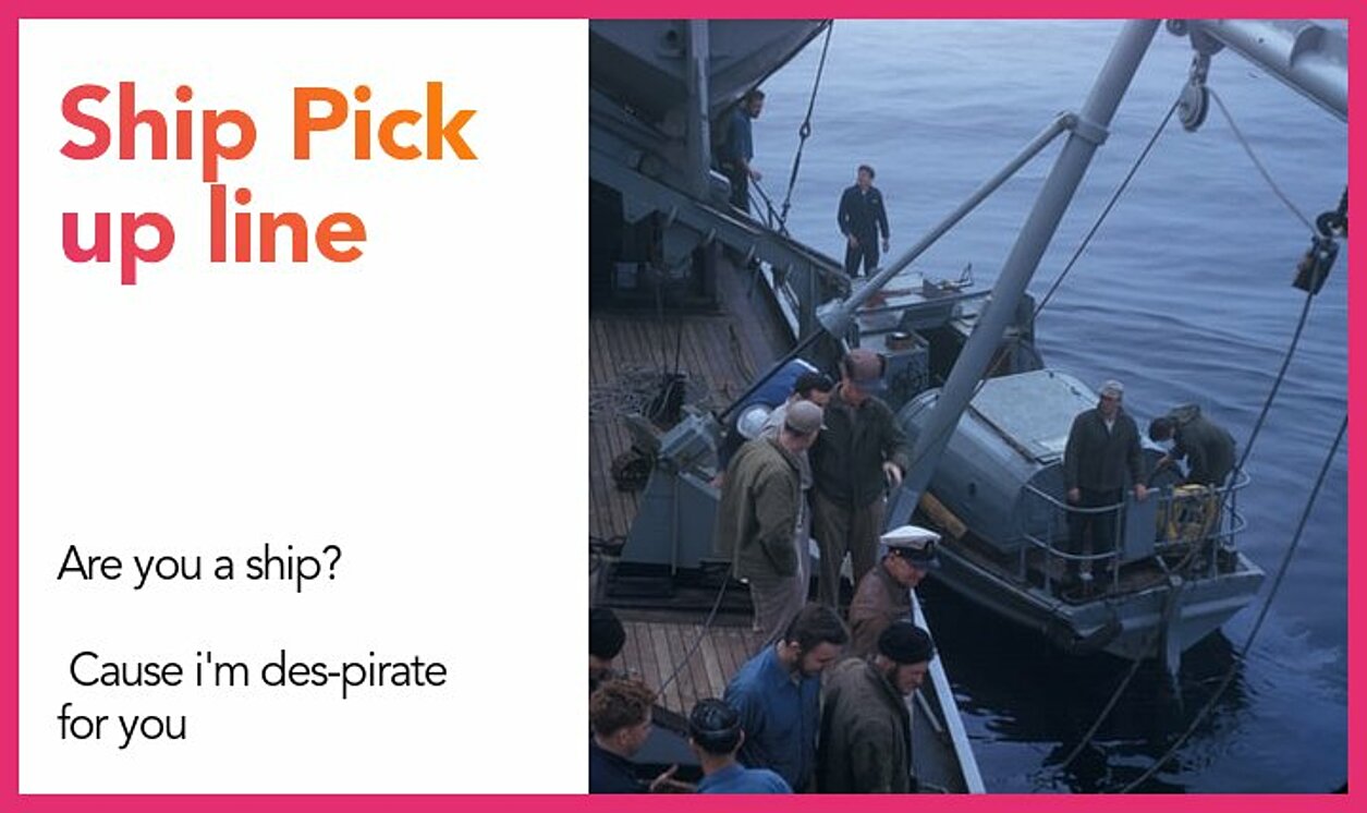 ship pickup line